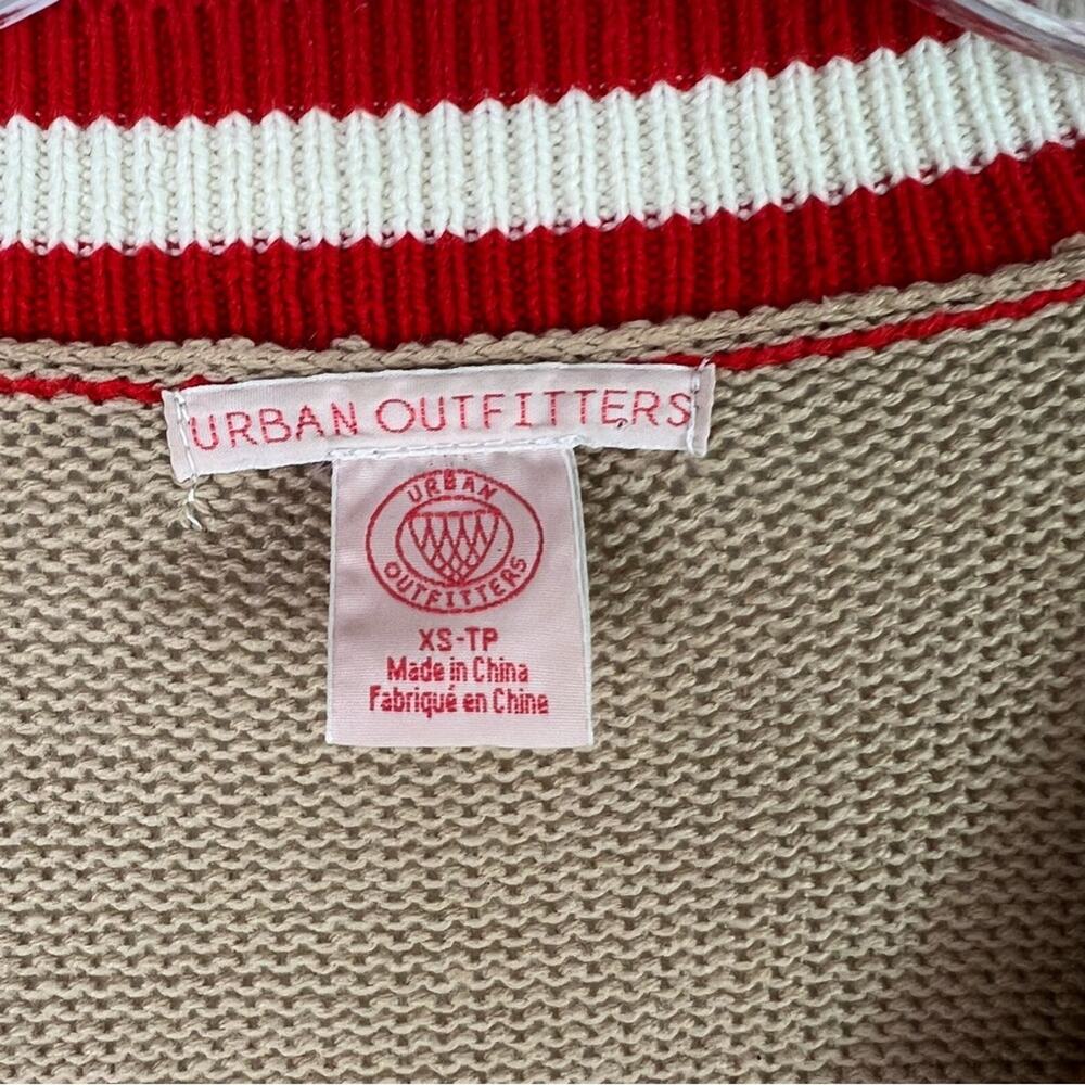 Urban Outfitters Sweater Womens XS Long Sleeve Knit Crop Stripe Vtg - Picture 5 of 10